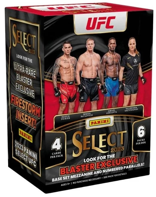 2023 Panini Select UFC Blaster Box | 6 Packs, 4 Cards Each (Ships Sealed Only)