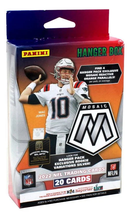 2022 Panini Mosaic Football Hanger Pack 20 Box Lot (Ships Sealed Only) - B16