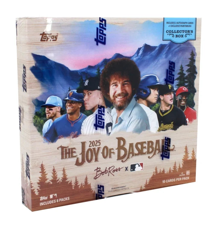 2025 Topps X Bob Ross "The Joy of Baseball" Collectors Box (Ships Sealed Only) - B