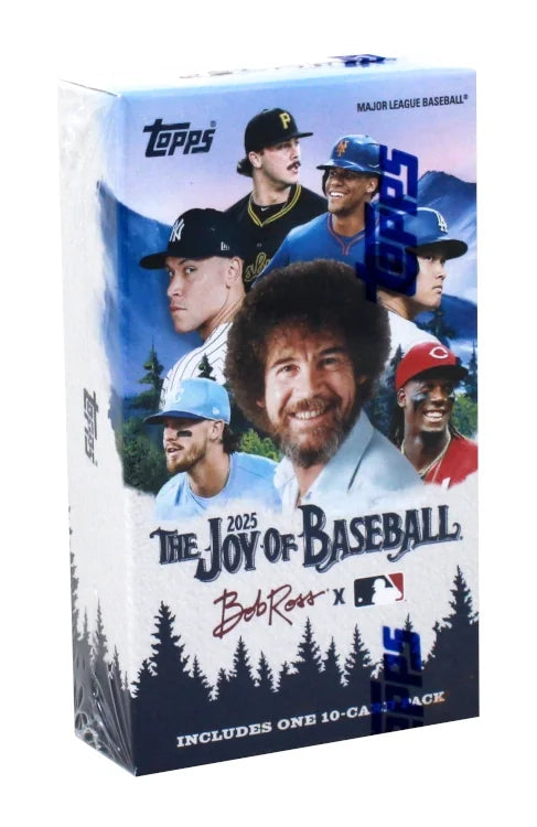 2025 Topps X Bob Ross The Joy of Baseball Happy Little Box (Ships Sealed Only)