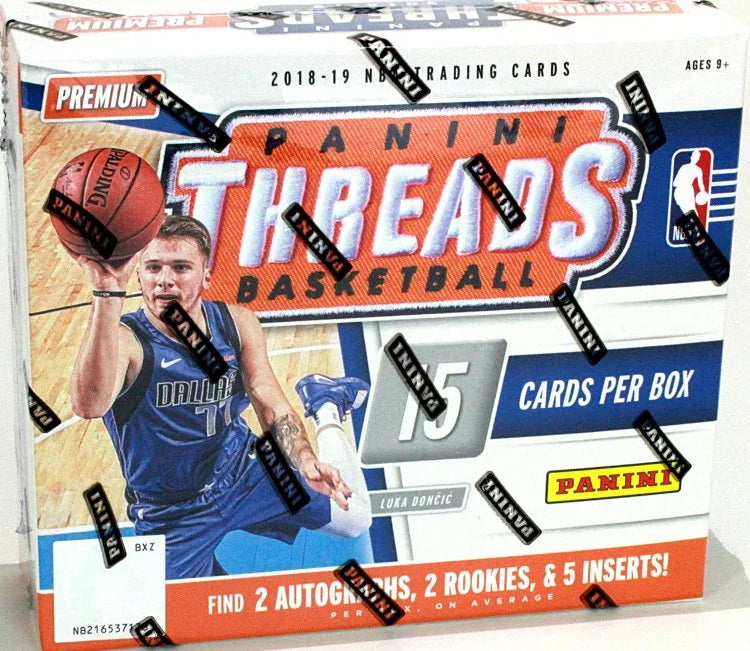 2018-19 Panini Threads Premium Basketball Box (Ships Sealed Only) - B14