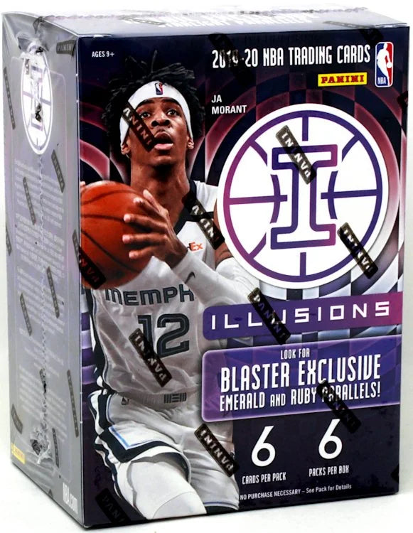 2019-20 Panini Illusions Basketball Blaster Box (Ships Sealed Only) - B30