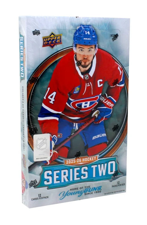 2025-26 Upper Deck Series 2 Hockey Hobby Box (Ships Sealed Only) - B