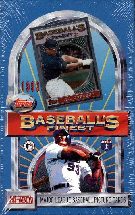 1993 Topps Finest Baseball Hobby Box (Ships Sealed Only)