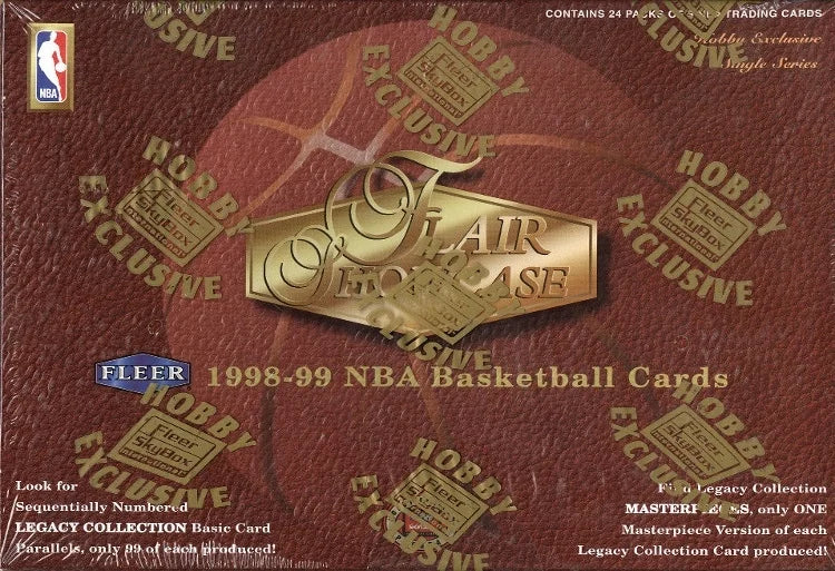 1998-99 Fleer Flair Showcase Basketball Hobby Box
