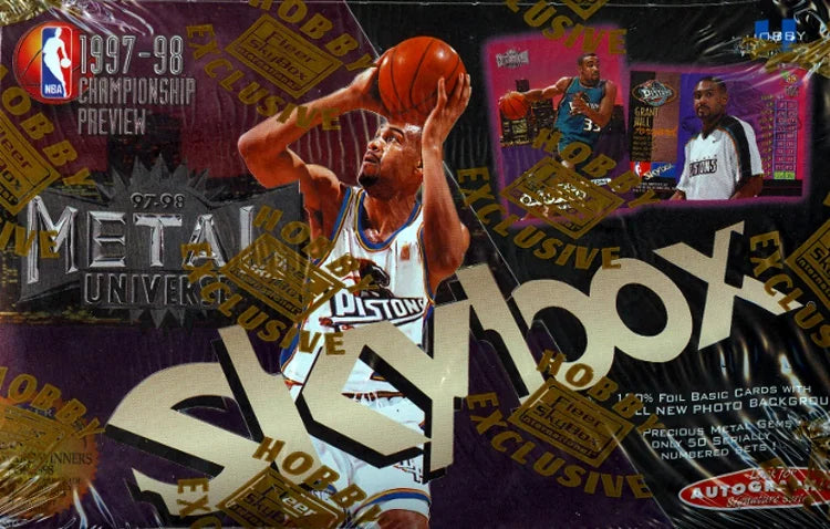 1997-98 Skybox Metal Championship Preview Basketball Hobby Box
