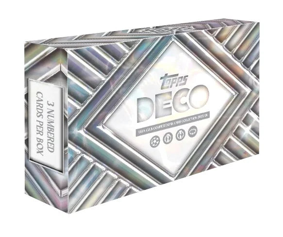 2025-26 Topps UEFA Champions League Deco Soccer Hobby Box (Ships Sealed Only)