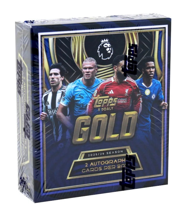 2025-26 Topps Premier League Gold Soccer Hobby Box (Ships Sealed Only) - B