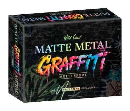 2026 Wild Card Matte Metal Graffiti Multi-Sport Edition Box (Ships Sealed Only)