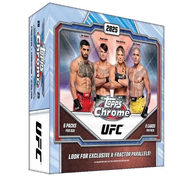 2025 Topps UFC Chrome Mega Box (Ships Sealed Only) - B4