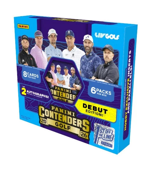 2026 Panini Contenders LIV Golf 1st Off The Line Hobby Box (Ships Sealed Only) - B