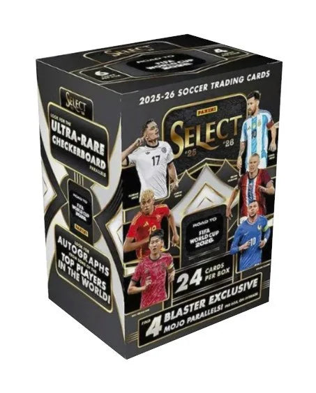 2025-26 Panini Select Road to FIFA World Cup 2026 Soccer Blaster Box (Ships Sealed Only)