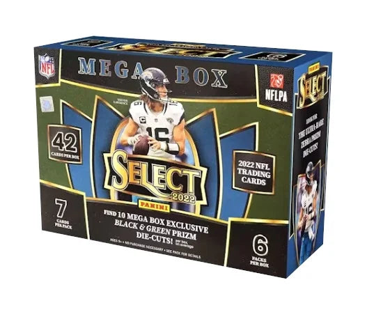 2022 Panini Select Football Black & Green Mega Box (Ships Sealed Only) - B4 | P4115491