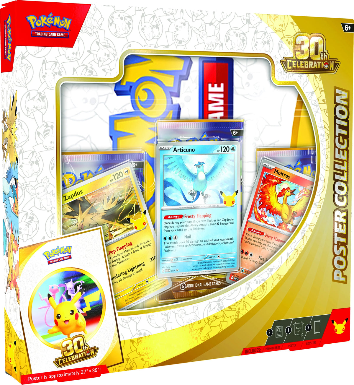 Pokemon 30th Celebration Poster Collection Box (Ships Sealed Only) - B | P4643862