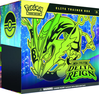 Pokemon Mega Evolution Delta Reign Elite Trainer Box (Ships Sealed Only) | P4747213