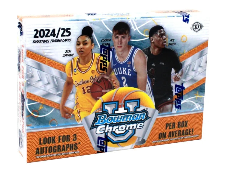 2024-25 Bowman Chrome University Basketball Delight Box (Ships Sealed Only)
