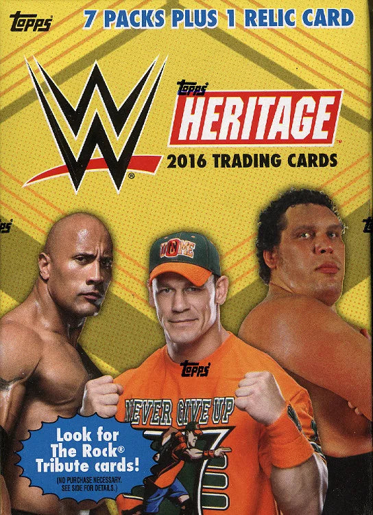 2016 Topps WWE Heritage Wrestling Blaster Box (Ships Sealed Only) | P5315463
