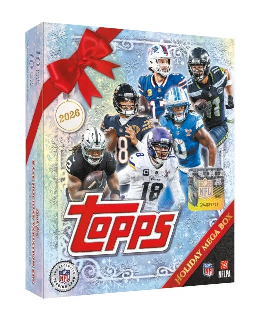 2026 Topps Holiday Football Mega Box (Ships Sealed Only) | P5497639