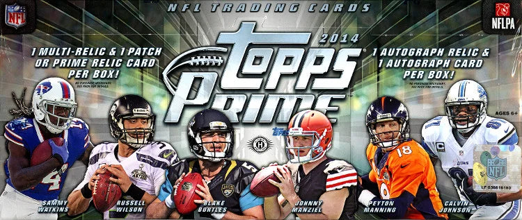 2014 Topps Prime Football Hobby Box (Ships Sealed Only) | P5498992
