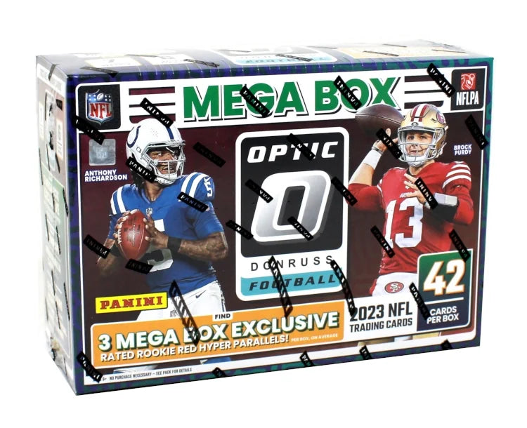 2023 Panini Donruss Optic Football Hobby Mega Box (Ships Sealed Only) | P5677041