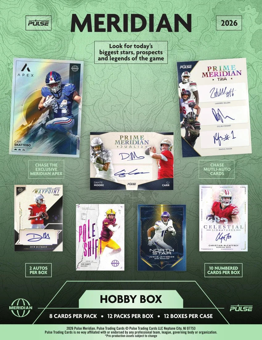 2026 Pulse Meridian Football Hobby Box | P5921224