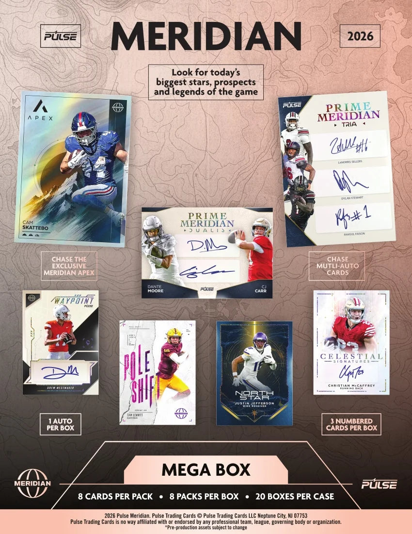 2026 Pulse Meridian Football Mega Box | P5921228