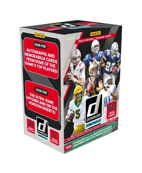 2026 Panini Donruss Football Hobby Blaster Box (Ships Sealed Only) | P6005821
