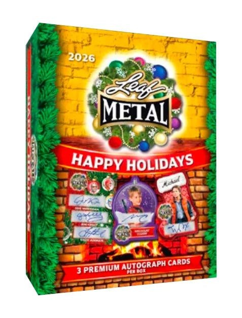 2026 Leaf Metal Happy Holidays Hobby Box (Ships Sealed Only) | P6008756