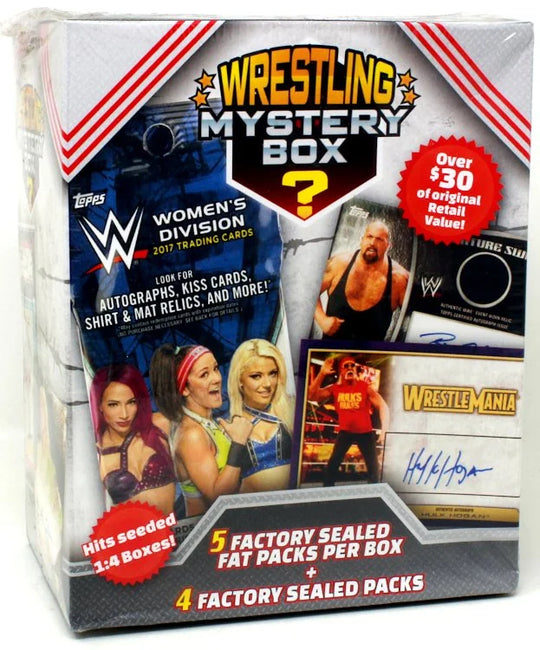 2018 WWE Wrestling Mystery Value Box | 9 Packs | P6335701