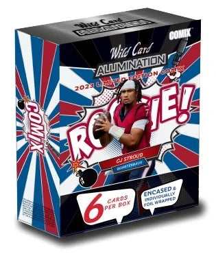 CJ Stroud 2023 Wild Card Alumination Rookie COMIX Hobby Box (Ships Sealed Only)