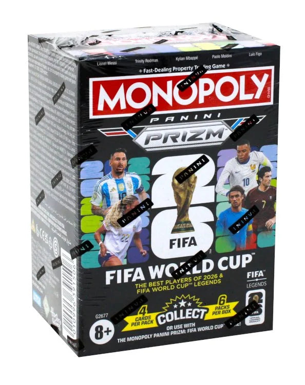 2026 Panini Prizm Monopoly Soccer Blaster | 20 Box Lot (Ships Sealed Only) | P6654152