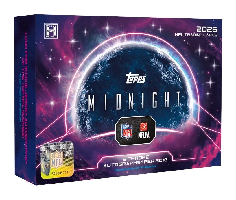 2026 Topps Midnight Football Hobby Box (Ships Sealed Only) | P6681119