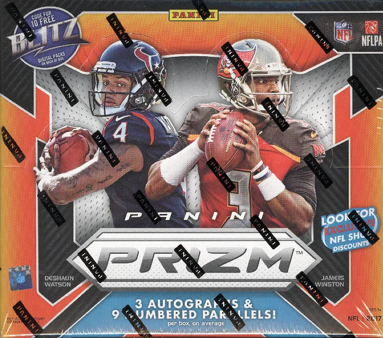 2017 Panini Prizm Football Hobby Box | 12 Packs (Ships Sealed Only) | P6682382
