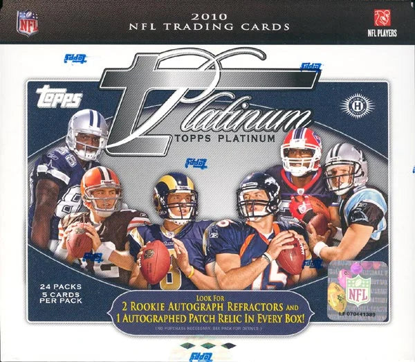 2010 Topps Platinum Football Hobby Box (Ships Sealed Only) | P6933644