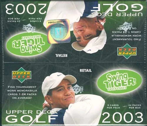 2003 Upper Deck Golf Retail Box (Ships Sealed Only) - B | P6935826