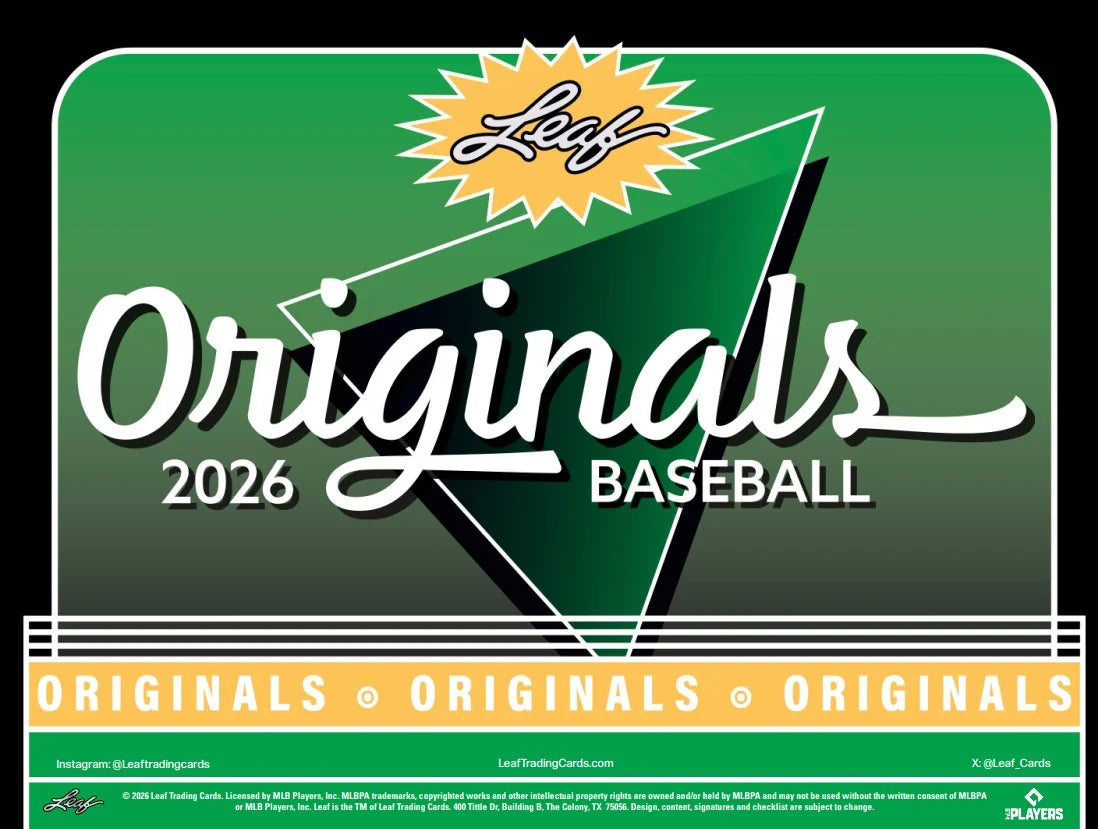 2026 Leaf Originals Baseball Hobby Box (Ships Sealed Only) | P7542854