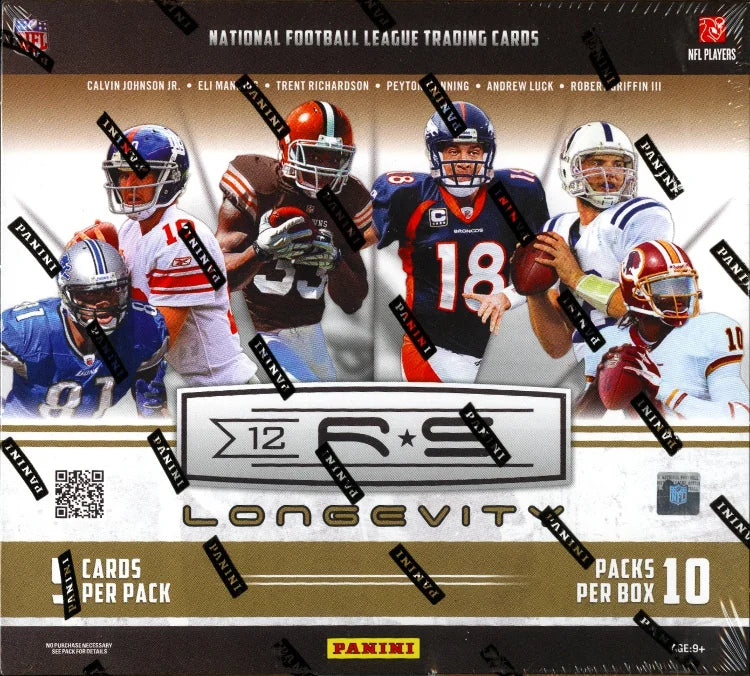 2012 Panini Rookies & Stars Longevity Football Box (Ships Sealed Only)