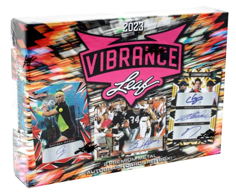 2023 Leaf Vibrance Multi-Sport Box | 2 Autographs (Ships Sealed Only)