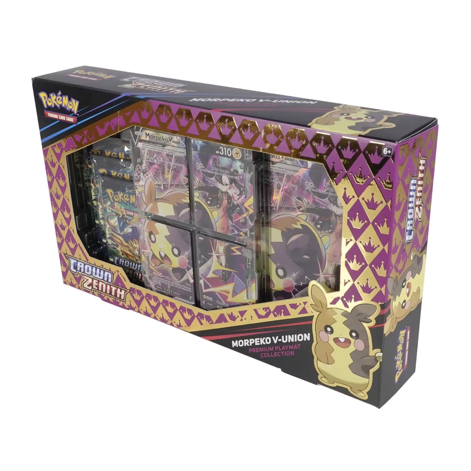 Pokemon Crown Zenith Morpeko V-Union Playmat Premium Collection Box (Ships Sealed Only)