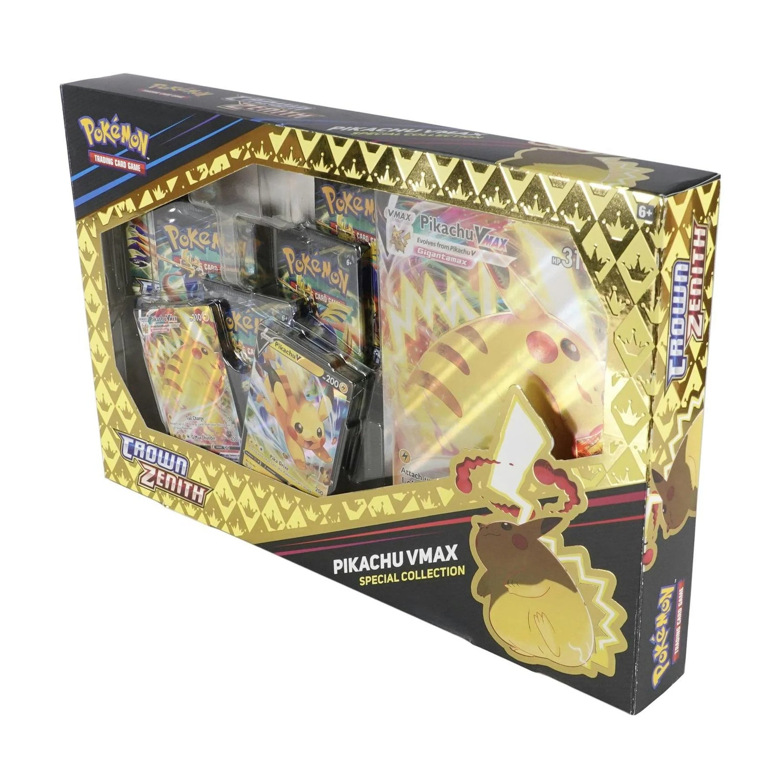 pikachu vmax booster box Figure Collection Unboxing! Pikachu VMAX generates Energy with Tail Charge Pikachu Vmax 25th Anniversary Box