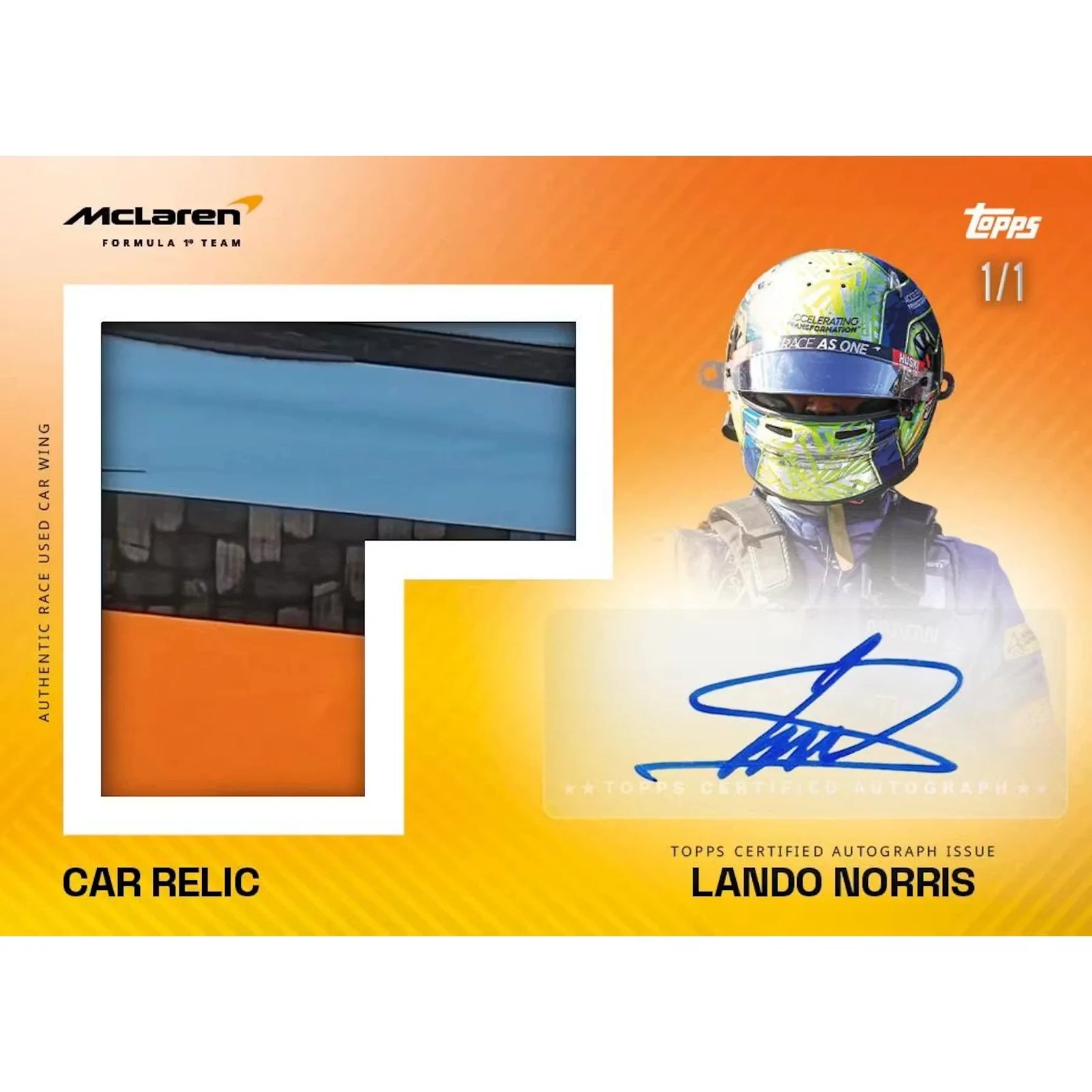 2025 Topps McLaren Formula 1 Hobby Box | Autographs & Relics (Ships Sealed Only)