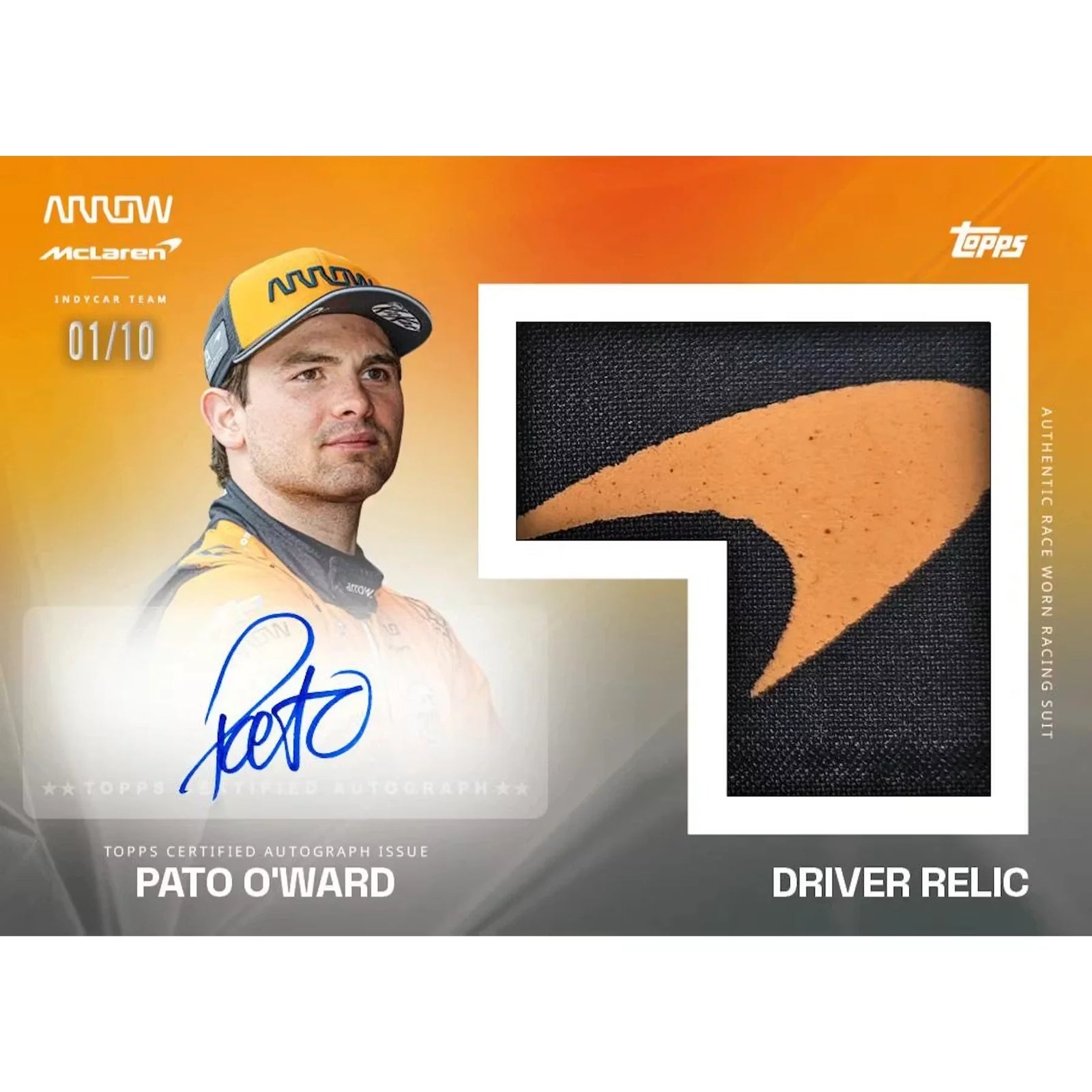 2025 Topps McLaren Formula 1 Hobby Box | Autographs & Relics (Ships Sealed Only)