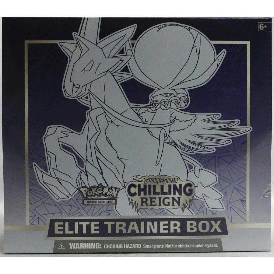 Pokemon Sword & Shield: Chilling Reign Elite Trainer Box (Ice Rider/Blue) (Ships Sealed Only) - D