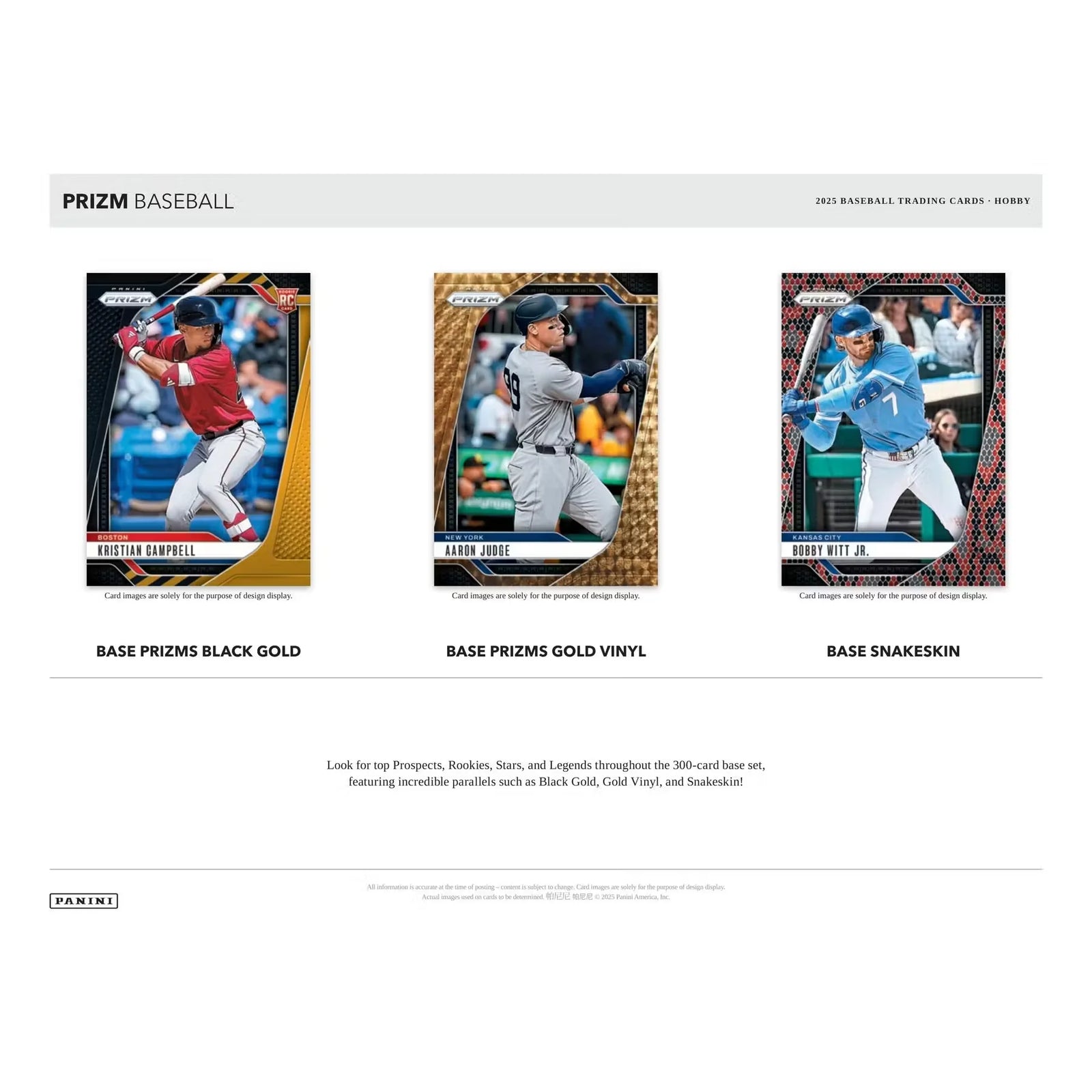 2025 Panini Prizm Baseball Hobby Box (Ships Sealed Only) - D