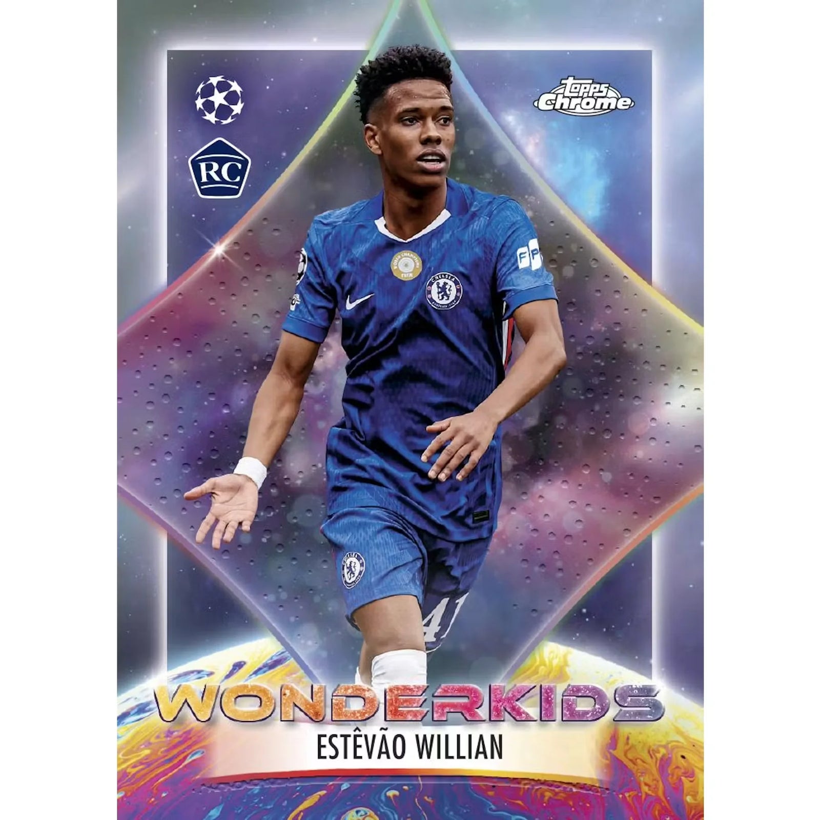 2025-26 Topps Chrome UEFA Club Competitions Fest NYC Soccer Hobby Box (Ships Sealed Only)