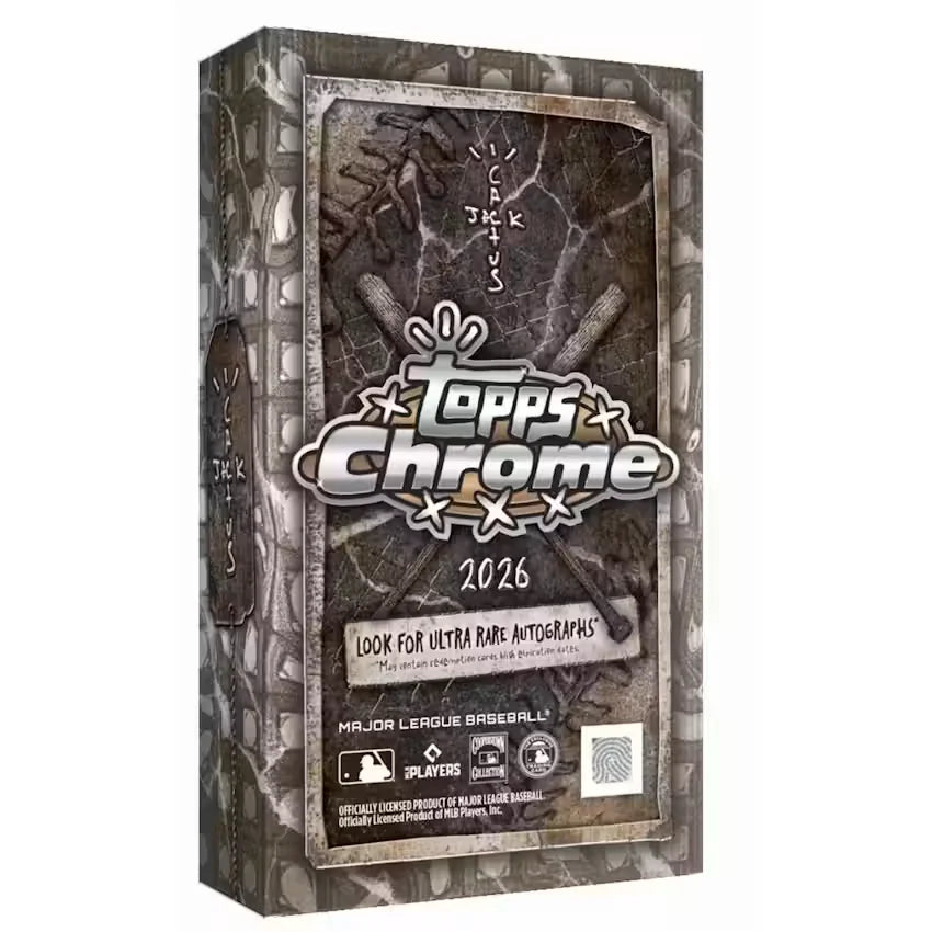 2026 Topps Chrome X Cactus Jack Fest NYC Baseball Box (Ships Sealed Only)
