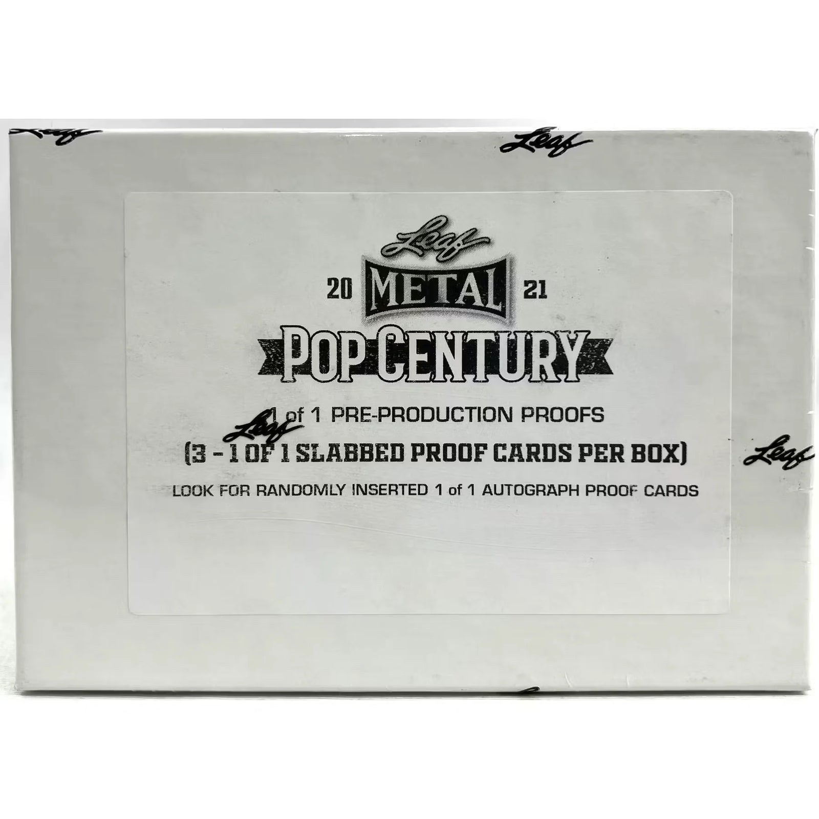 2021 Leaf Metal Pop Century 1/1 Pre-Production Proof Hobby Box (Ships Sealed Only)