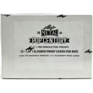 2021 Leaf Metal Pop Century 1/1 Pre-Production Proof Hobby Box (Ships Sealed Only)