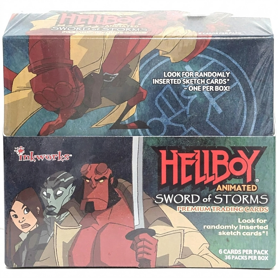 Hellboy Animated Sword of Storms Hobby Box | 2006 Inkworks