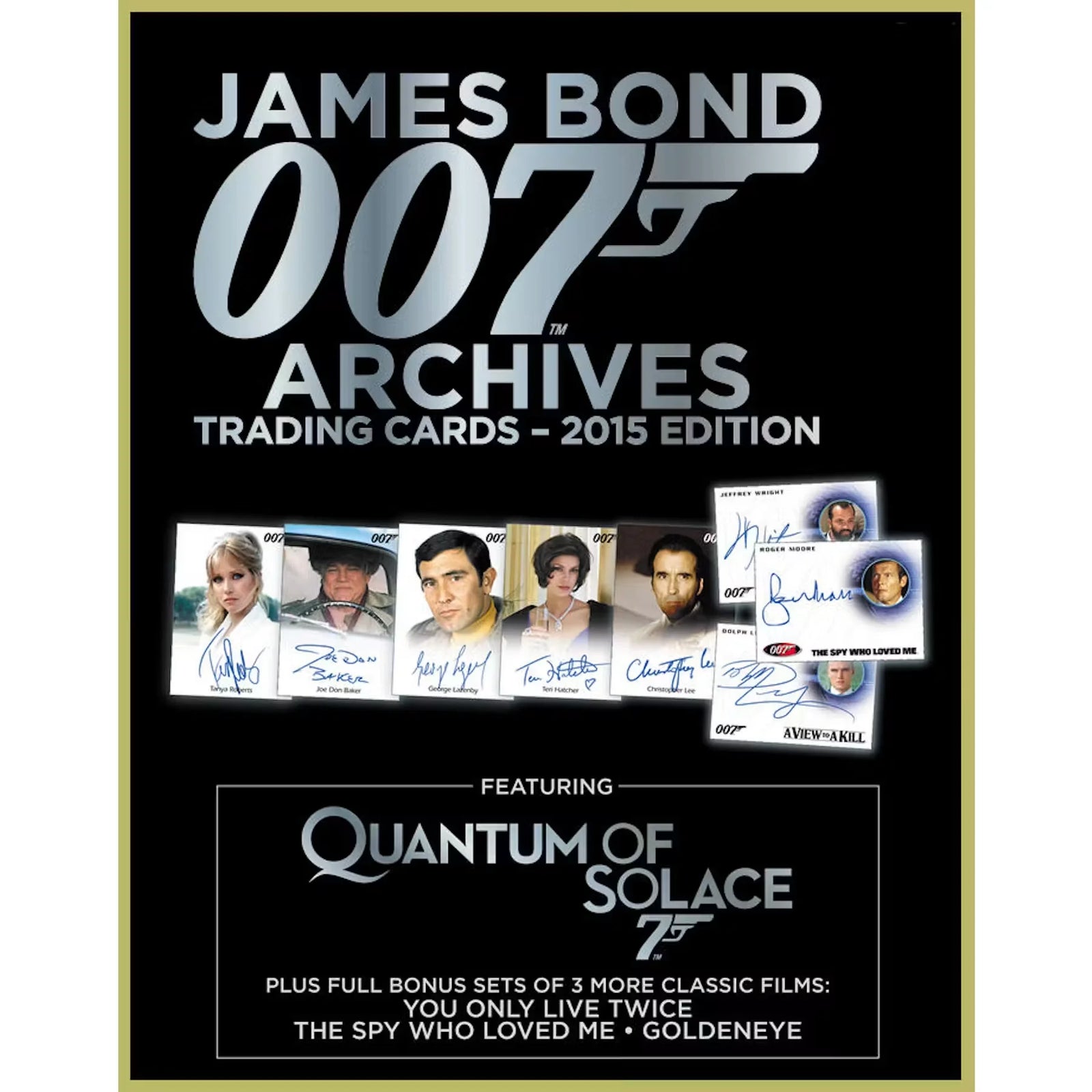 2015 Rittenhouse James Bond Archives Trading Card Box | Autograph Cards (Ships Sealed Only)